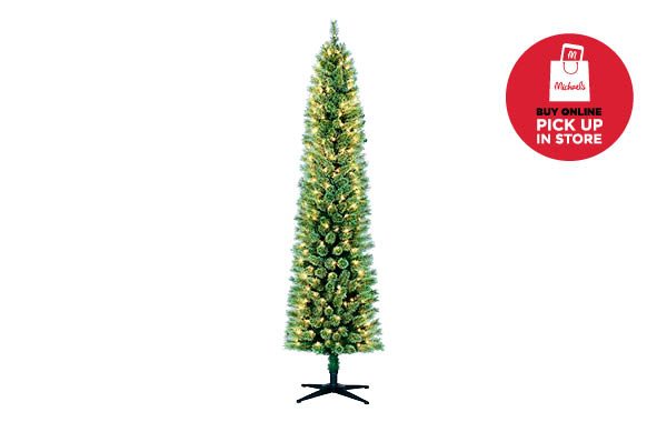 7 ft. Pre-Lit Cashmere Pencil Tree