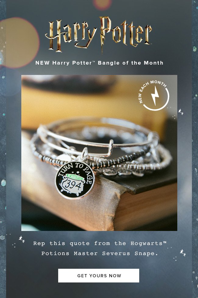 Shop the new Harry Potter™ Bangle of the Month!