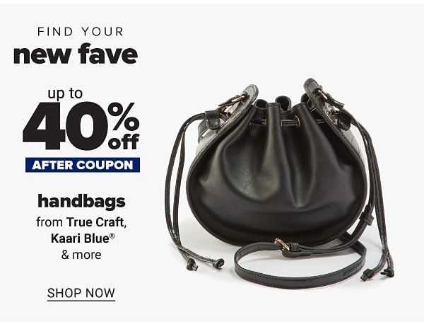 Find your new fave - Up to 50% off handbags after coupon from True Craft, Kaari Blue & more. Shop Now.