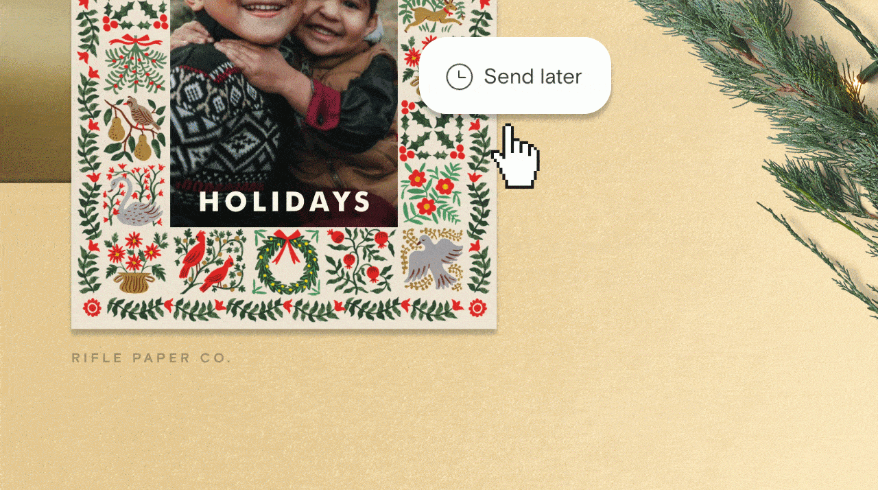 Send a merry message of Christmas cheer