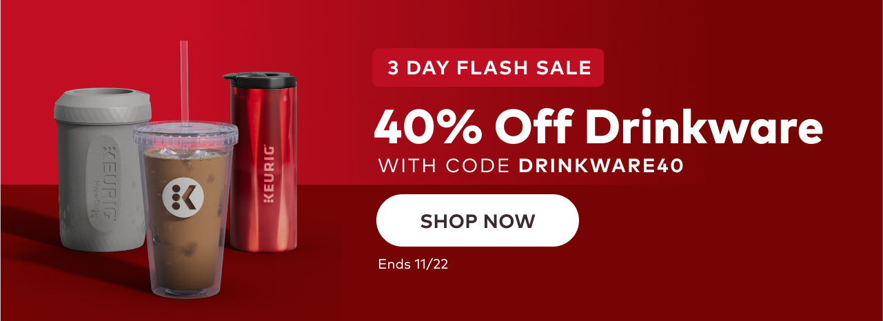 40% off drinkware with code DRINKWARE40