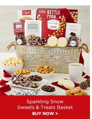 Sparkling Snow Sweets & Treats Basket