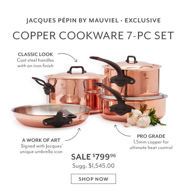 Mauviel Copper 7-PC Set