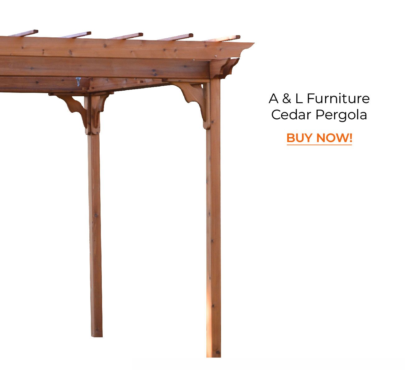 A & L Furniture Cedar Pergola