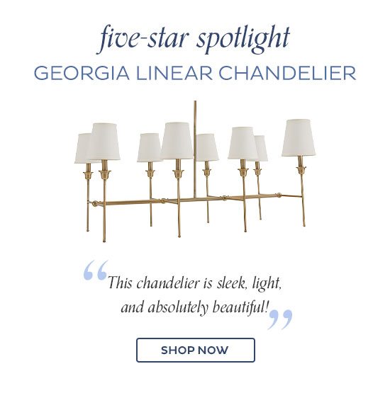 Five-Star spotlight Georgia Linear Chandelier