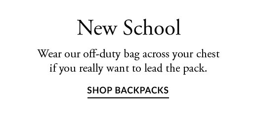 New School | SHOP BACKPACKS