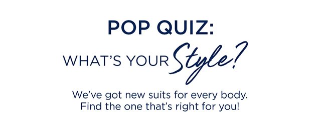 Pop Quiz: What's Your Style?