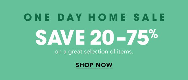 One day home sale!