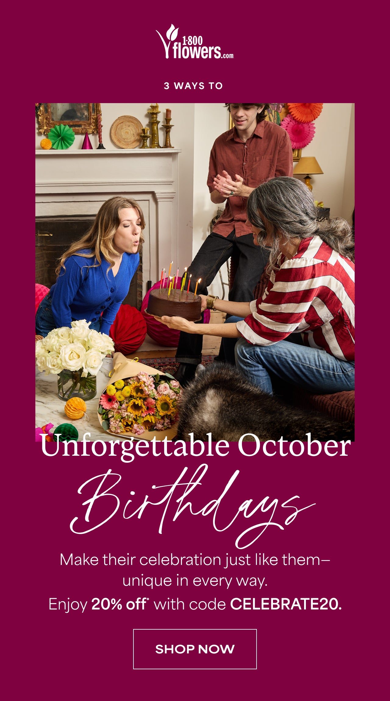 UNFORGETTABLE OCTOBER BIRTHDAYS