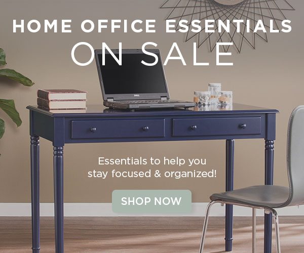 Essentials to help you stay focused & organized! Shop Desks