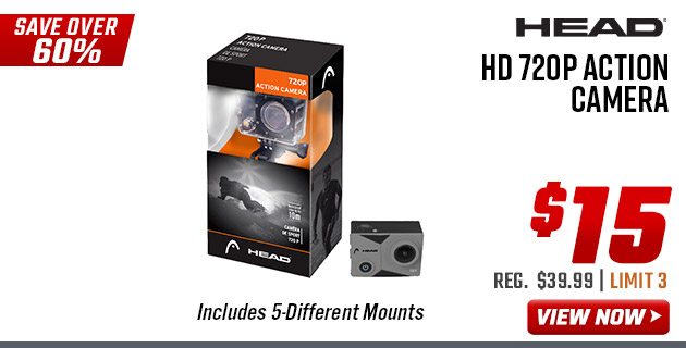 HEAD HD 720P Action Camera