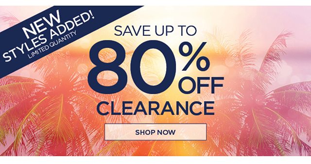 Save up to 80% Clearance