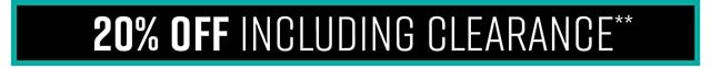 20% off Including Clearance Online