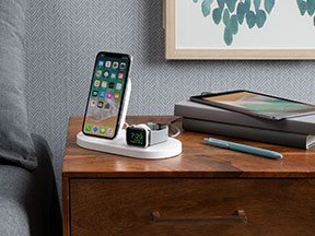 Belkin Wireless Charging Stand with iPhone 