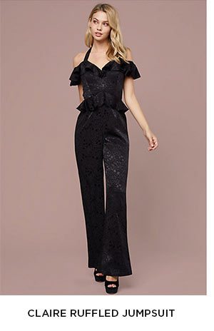 Claire Ruffled Jumpsuit: