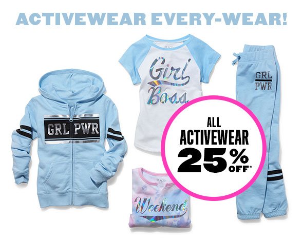 All Activewear 25% Off