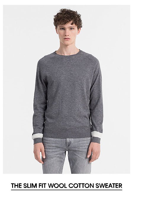 The Slim Fit Wool Cotton Sweater