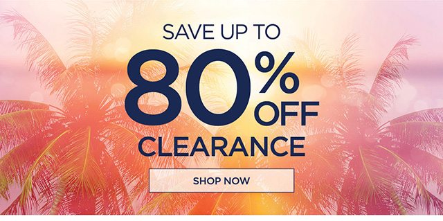 Save Up to 80% Off Clearance