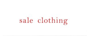 Shop sale clothes.
