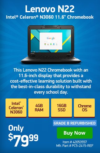 Lenovo N22 Chromebook | 42053557 | Shop Now
