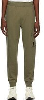 Khaki Diagonal Raised Lounge Pants