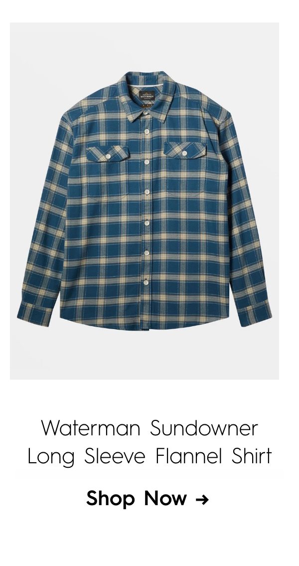 Waterman Sundowner Long Sleeve Flannel Shirt