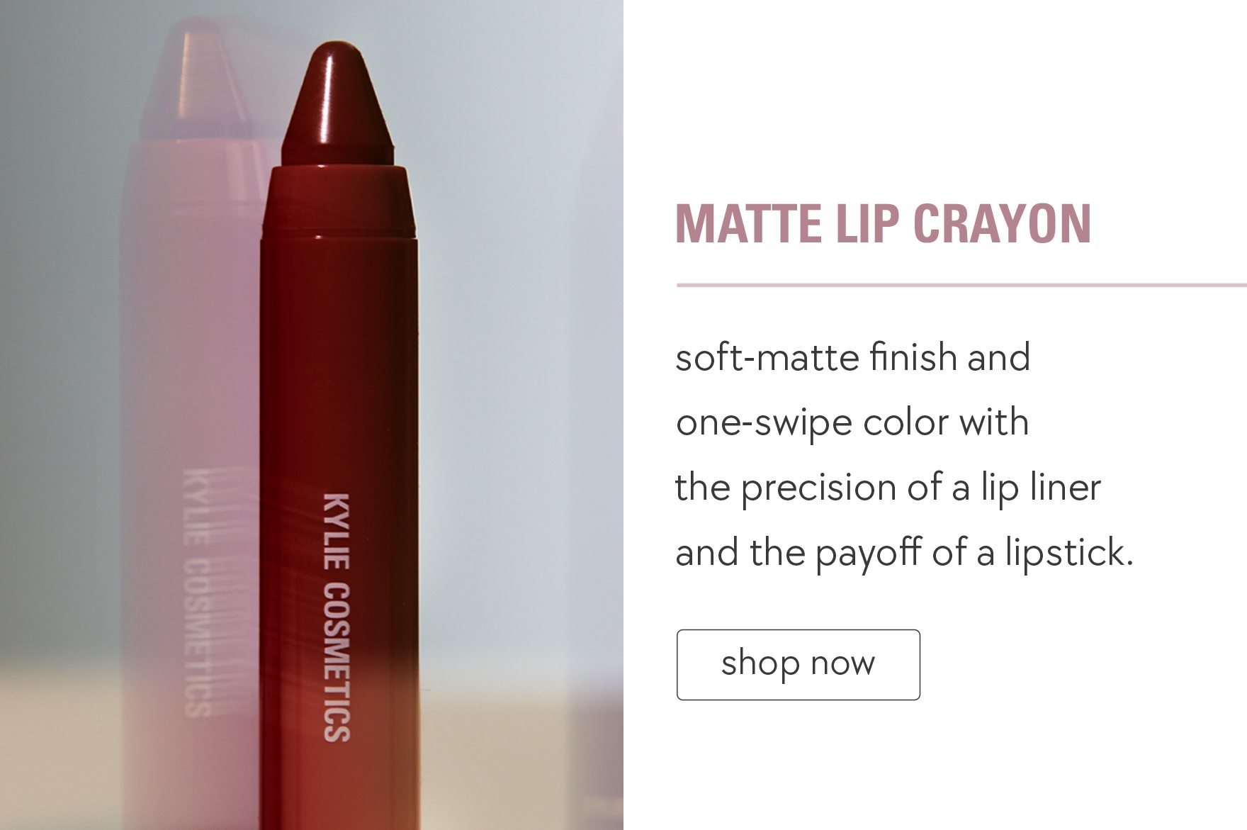 shop matte lip crayon