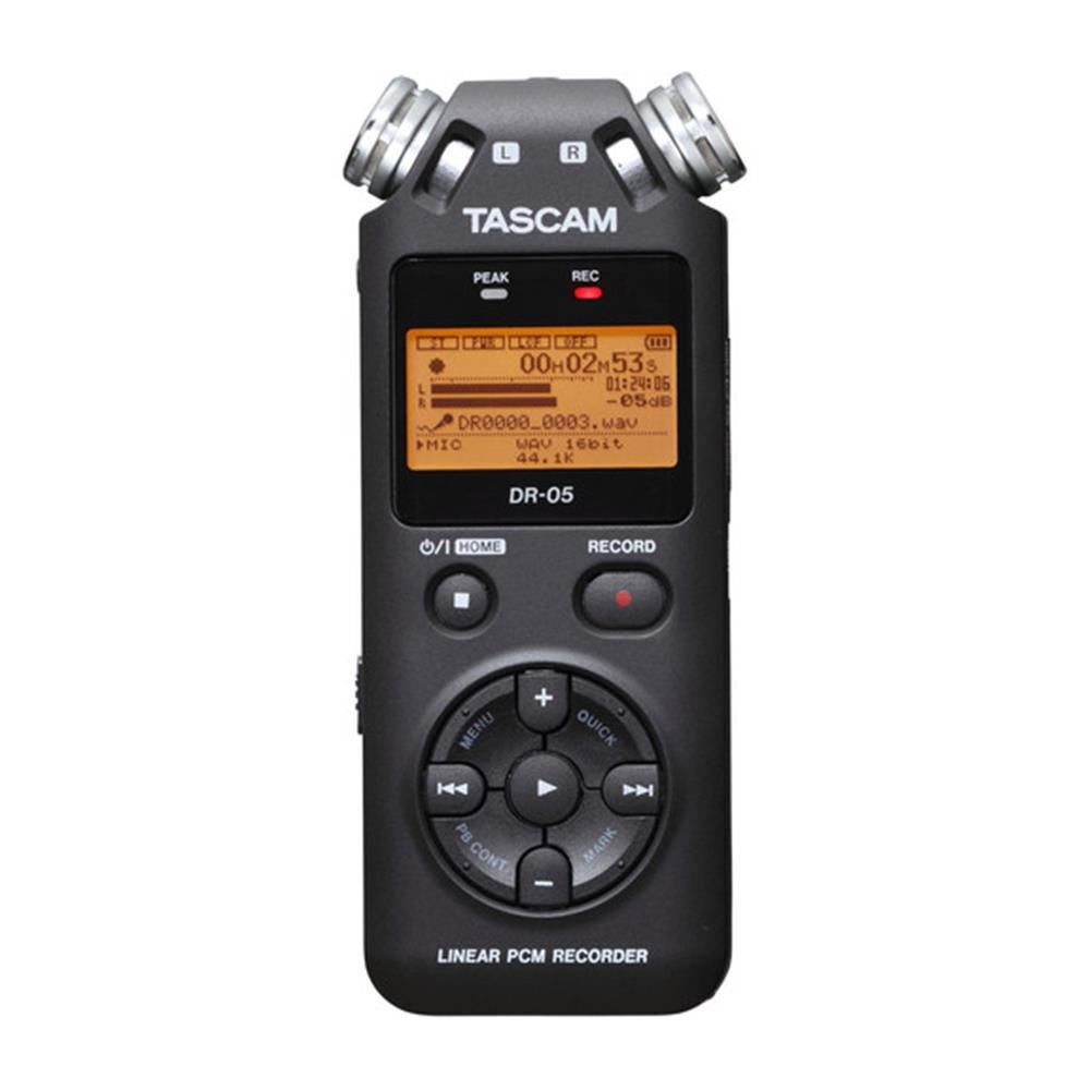 TASCAM DR-05 PORTABLE DIGITAL AUDIO RECORDER