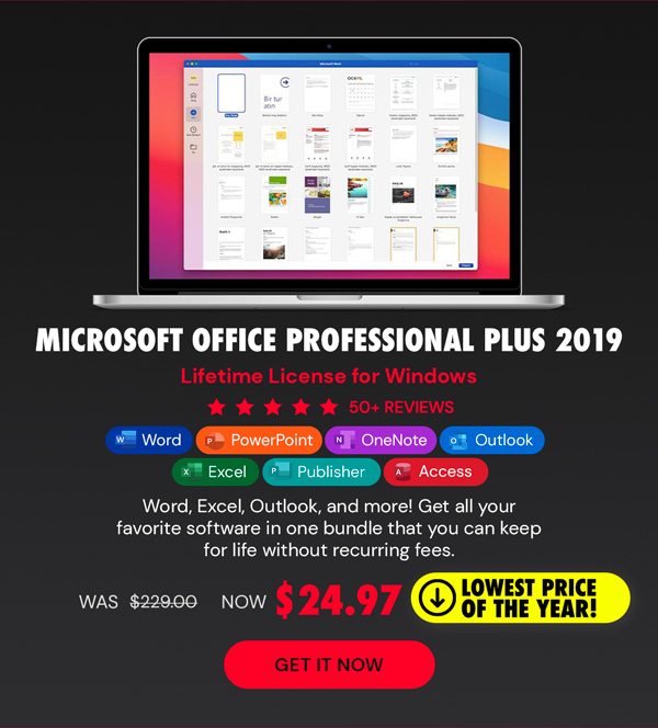 Microsoft Office Professional Plus 2019 for Windows