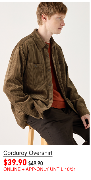 PDP10 - MEN CORDUROY OVERSHIRT