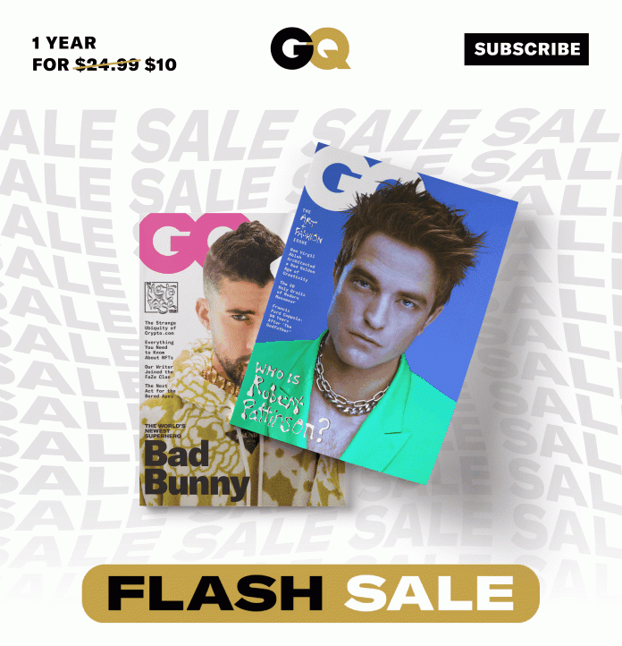 1 year for $10. GQ. Subscribe. Flash Sale. 1 year for $10, plus a GQ hat.