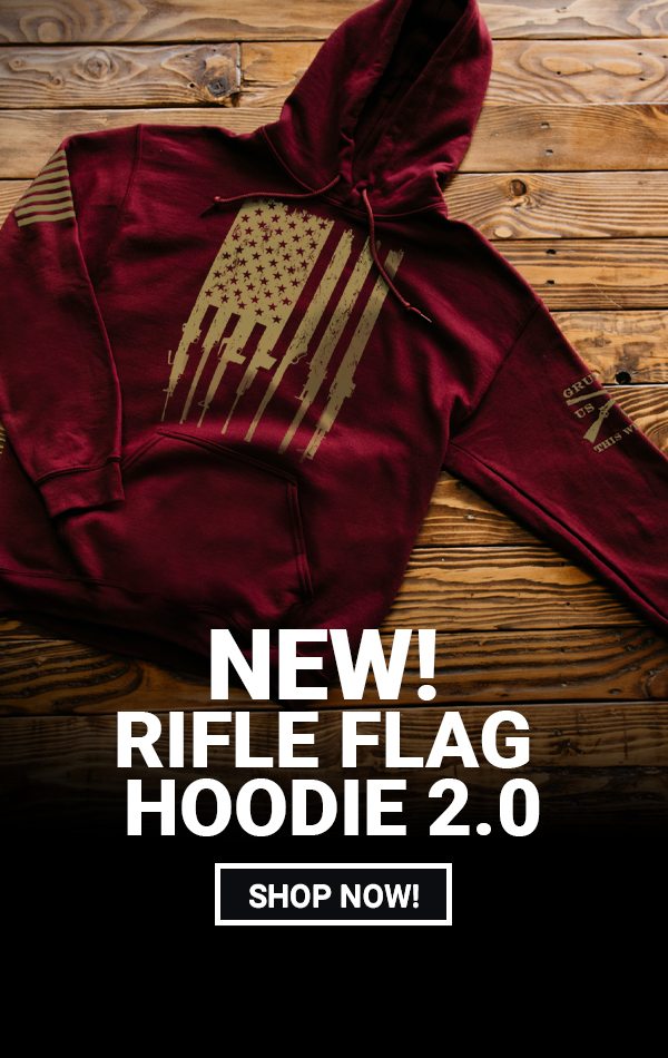 NEW! Rifle Flag Hoodie 2.0