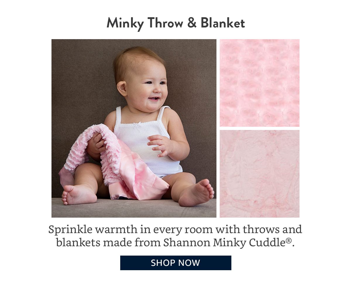 Minky Throw & Blanket | SHOP NOW