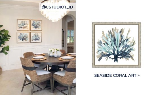 Seaside Coral Art