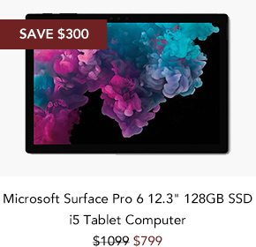 Shop Microsoft Surface Pro 6 12.3 128GB SSD i5 Tablet Computer 