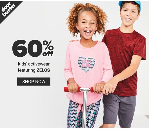 60% off activewear ft. Zelos - Shop Now