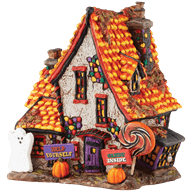 Sweet Trappings Cottage - Halloween Village by Department 56