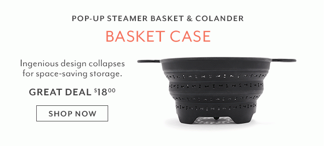 Pop-Up Steamer Basket & Colander