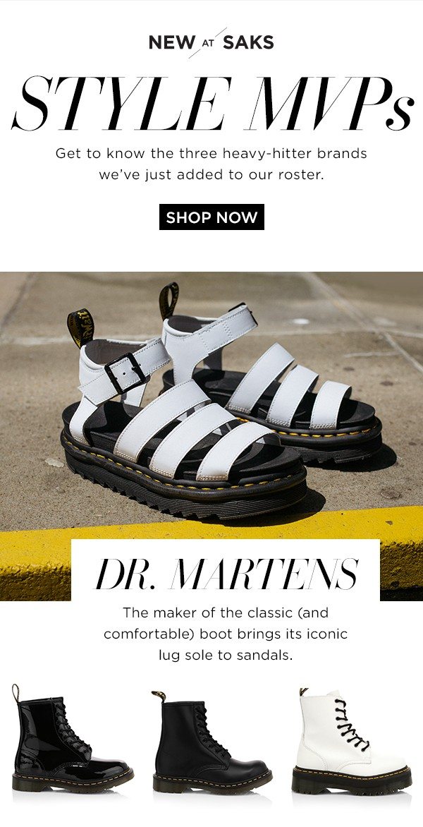 New at Saks: Dr. Martens, Paco Rabanne 