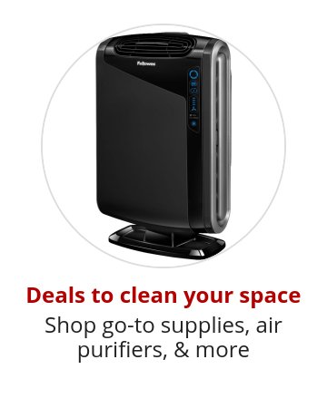 Deals to clean your space Shop go-to supplies, air purifiers, & more