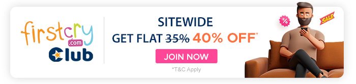 Join FirstCry Club & SITEWIDE Get 40% OFF*