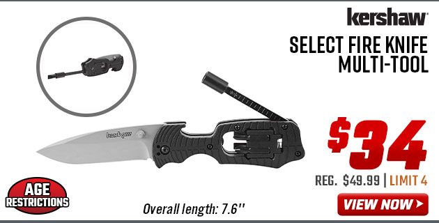 Kershaw Select Fire Knife Multi-Tool