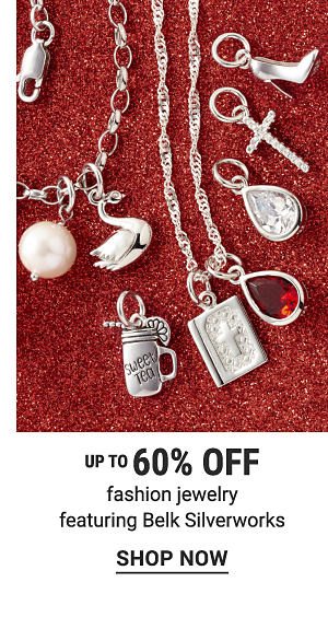 Up to 60% off fashion jewelry featuring Belk Silverworks. Shop Now.