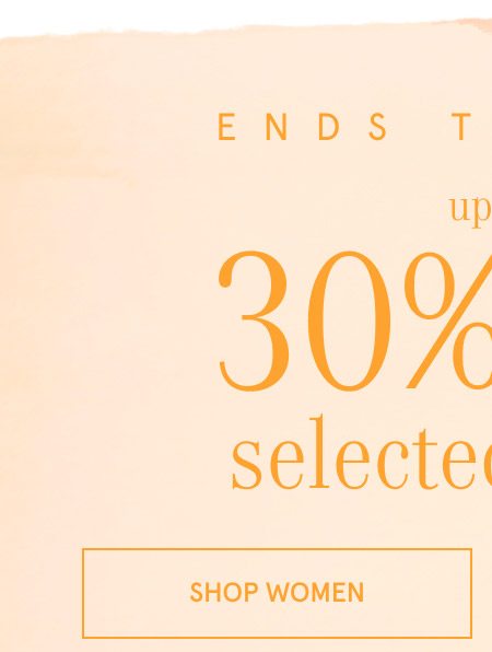 "ENDSTONIGHT Summer…we’re ready when you are up to 30% off selected styles SHOP WOMEN > SHOP CHILDREN >"