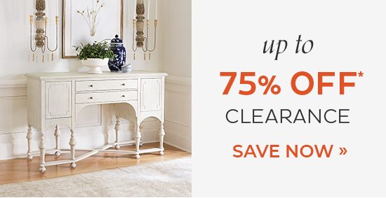 up to 75% Off Clearance*