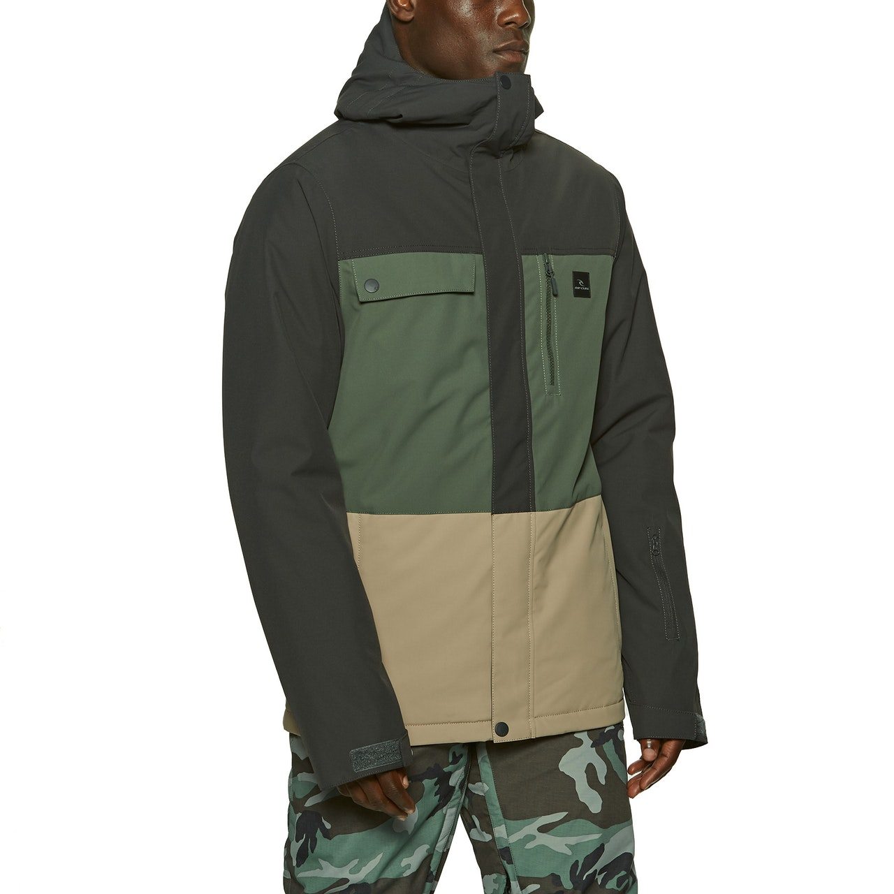 Rip Curl Twister Mens Snow Jacket - Dark Olive