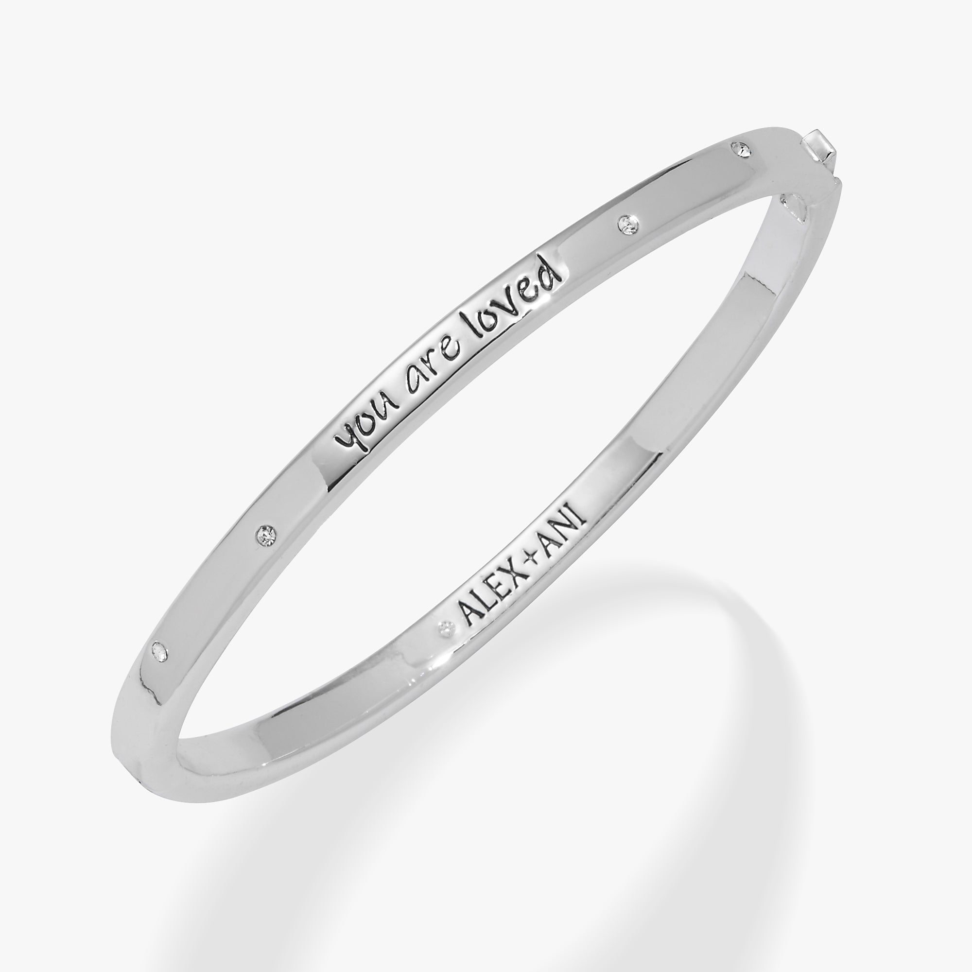 Image of 'You Are Loved' Mantra Bangle