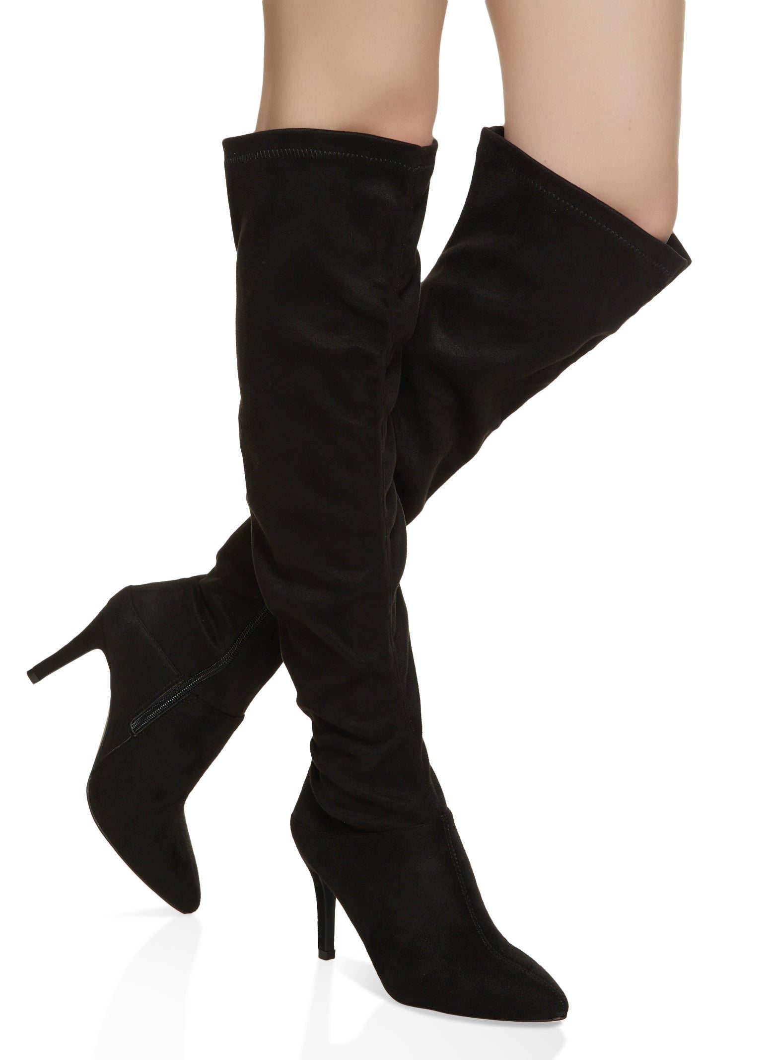 Pointed Toe Stiletto Over the Knee Boots