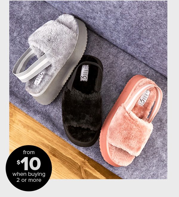 Buy UGG® Infant Girls Fluff Yeah Slide Slippers Charcoal