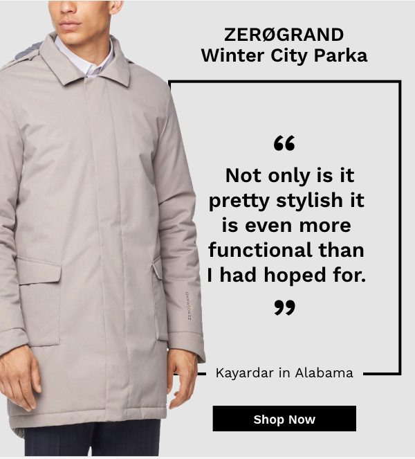 Shop Zerogrand Winter City Parka